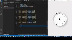 Make a clock using html css and javascript. Coding tutorial .