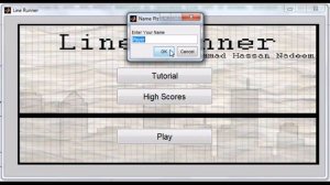 Line Runner Matlab Game