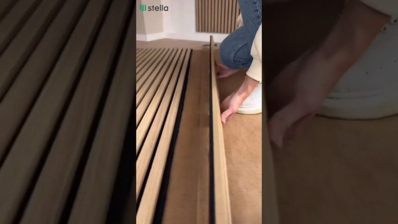 Монтаж панелей стеновых акустических Stella