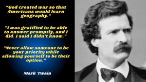 MARK TWAIN Quotes  which  are Worth Listening To! and Life-Changing