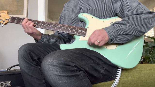 2003 Original Squier Tom Delonge Surf Green Stratocaster Standard Series Duncan Detonator HB108 смотреть онлайн