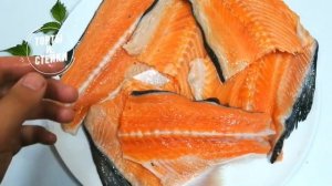 ✅??Как засолить хребет лосося и сделать бутерброд