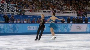 2014 Sochi Olympics. Meryl DAVIS - Charlie WHITE. USA. Team Ice Dance. Free Dance. 09.02.2014