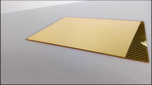 Зеркальный пластик (Акрил) Золото