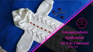 Готовая работа Комбинезон от 0 до 3 месяцев.