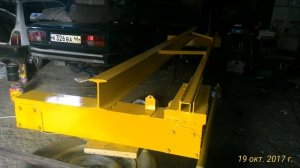 Самодельная кран балка.