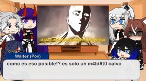 honkai impact reaccionan a Saitama vs garou