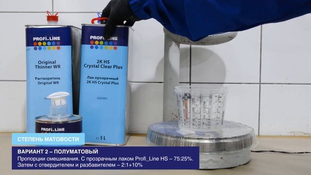 Лак матовый Profi Line 6451005