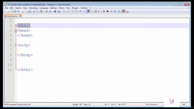 Cls num-7 | Embedding PHP into HTML file | PHP full course | PHP course from beginner to advance.