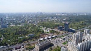 Съемка с высоты птичьего полета района Свиблово (г.Москва)