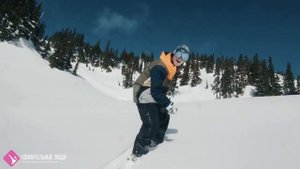 СНОУБОРД ФРИРАЙД ПО КРУТЫМ ГОРАМ ★ Сноубординг фристайл под музыку online video cutter com