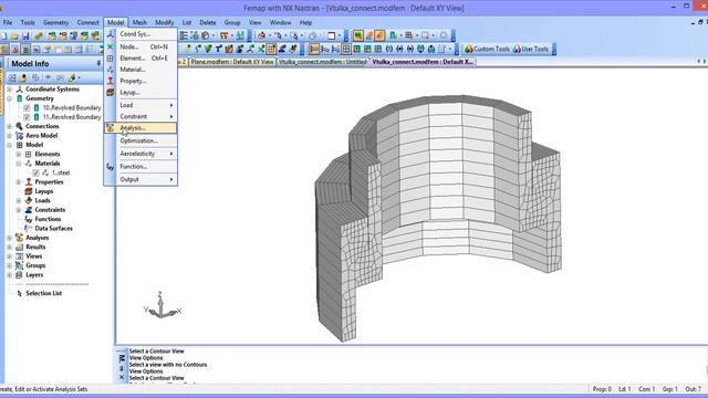 Femap 11.4: Урок № 1. Обзор интерфейса