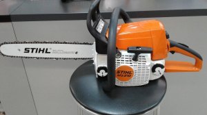 Обзор бензопилы STIHL MS 210 отличия от других моделей новинка в России. ms 210 chainsaw overview.