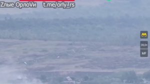 Удар по позиции ВСУ в Работино/Strike at the AFU position in Rabotino