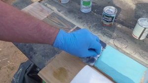 Лиственница: тонирование маслом