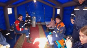 Пневмопалатки Тайм Триал на учениях МЧС