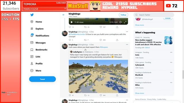 Minecraft 1.17 - Snapshot 20w49a - Recreating The Deep Dark Biome смотреть онлайн