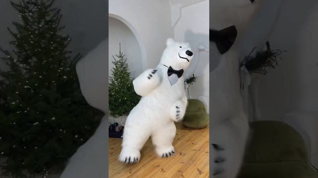 Надувной Мишка на заказ . Ростовый медведь !