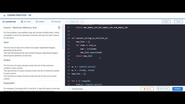 Coding Practice - 30 | PYTHON | NXTWAVE | CCBP | Code Solutions By GYM CODER | PYTHON CP SERIES |