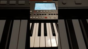 Korg pa 600. Демонстрация песни "ночной февраль".