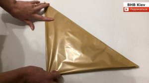 Как красиво упаковать бутылку в подарок . Простой способ. Упаковка бутылки