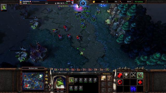 Warcraft III | Game5 Bo7 | OxyGeNsix(Orc) vs SaV70(NE) on Northern Isles смотреть онлайн