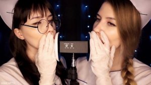 ASMR TWIN ? Intense Ear Eating for You [1 Hour] ? АСМР