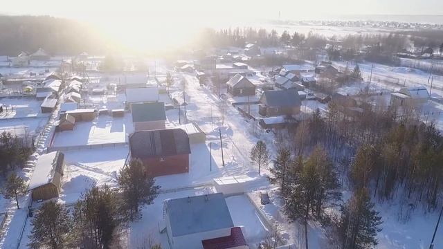 с.Усть-Кулом в Республике Коми (м.Аэропорт и Сосновка).За бортом -28 градусов. смотреть онлайн