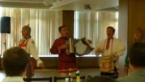 Чувашский ансамбль "Уяв" на свадьбе. 2009г