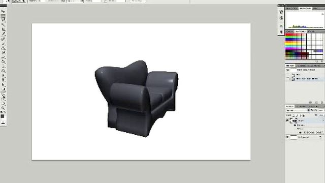 Using Photoshop CS4's 3d tools to overpaint seams, pt. 1 смотреть онлайн