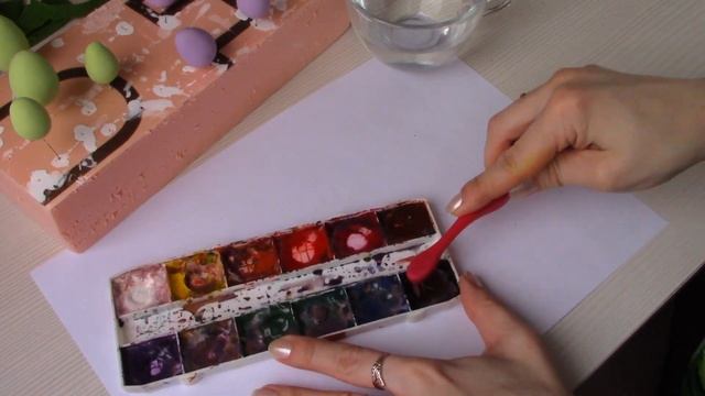 Декоративные/Пасхальные яйца из воздушного пластилина