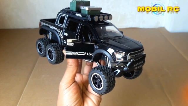 Review mainan anak anak mobil miniatur jeep double cabin