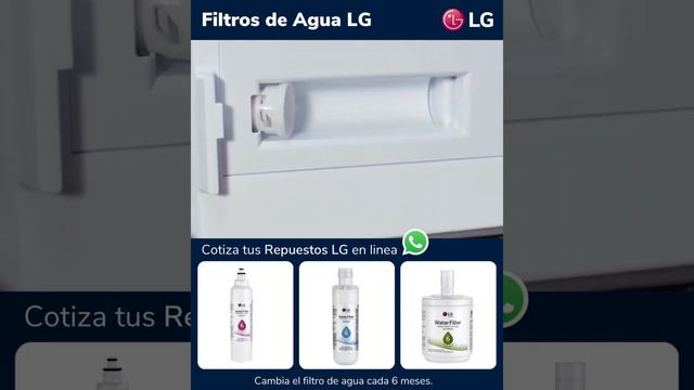 Filtros de Agua para Nevera LG - Repuestos LG