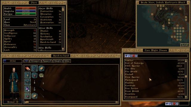 TES 3 Morrowind #1-10 No Commentary, Full Walkthrough, Max Difficulty, All Quests, Almost Vanilla