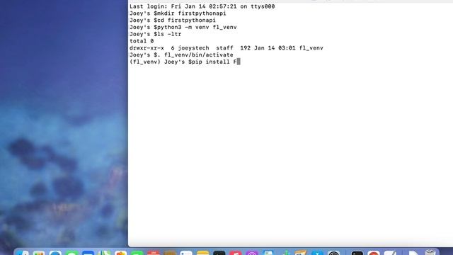 How to install flask in Python on Mac | Step by Step tutorial смотреть онлайн