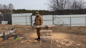 Тест аккумуляторной пилы Greenworks 60 вольт!