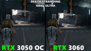 RTX 3050 OC VS RTX 3060 - BENCHMARK TEST IN 10 GAMES