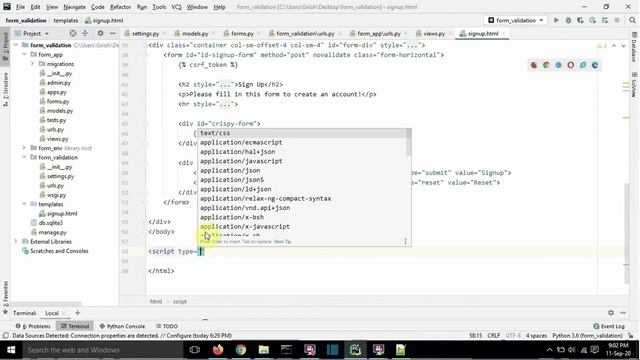 Django Ajax Tutorial | Form validation in Django with Ajax form submission смотреть онлайн