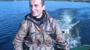 Работа лодочного мотора ВИХРЬ 25