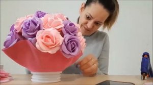 букет -светильник из изолона