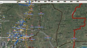 Пробный обзор карты по Донбассу от 22.01.2016г.