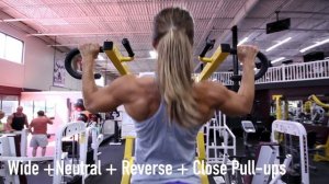 Wide + Neutral + Reverse + Close Pullups