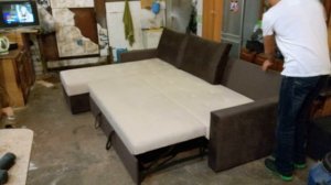 Угловой диван, механизм дельфин. Мебель на заказ Волгоград