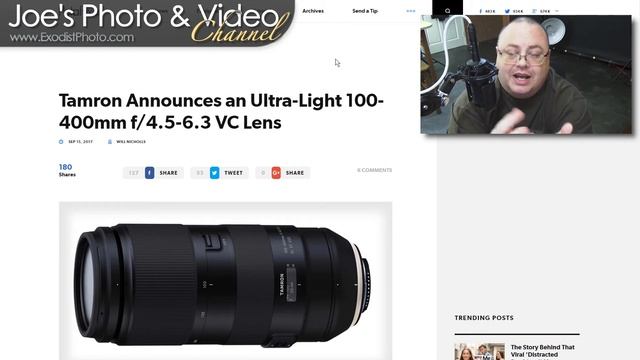 Weekly Photo Blog With Joe - New Polaroid Originals One Step 2  Tamron 100-400mm Lens Coming Soon