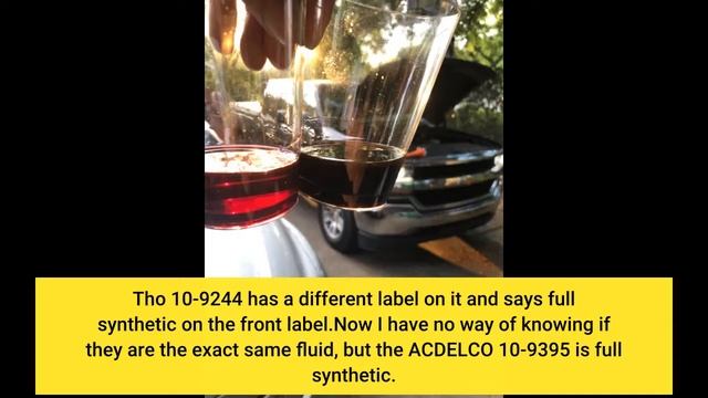 User Review: ACDelco 10-9395 Dexron VI Automatic Transmission Fluid - 1 gal смотреть онлайн