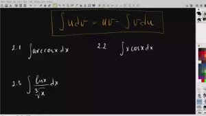 Урок 2. Интегрирование по частям - практика