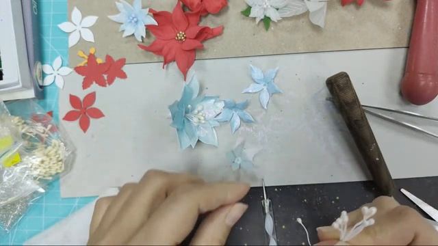 Делаем Цветы из бумаги #скрапмарафон_нг смотреть онлайн