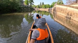 Quick paddle to Pulteney weir from Victoria Bridge and back. (Aqua Marina Tomahawk Air-C 478)