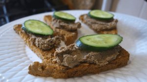 Постный ПАШТЕТ на Бутерброды - просто объедение! С Орехами и Грибами