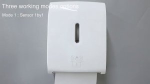 Диспенсер рулонных бумажных полотенец WisePro K660A-W со втулкой автоматический